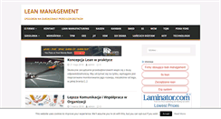 Desktop Screenshot of lean-management.pl