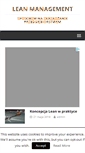 Mobile Screenshot of lean-management.pl