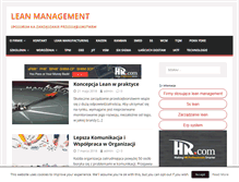 Tablet Screenshot of lean-management.pl